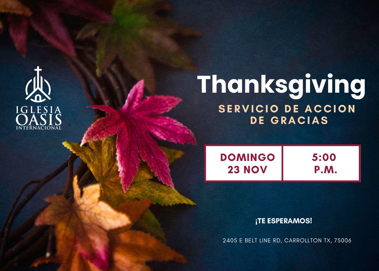Servicio de Acción de Gracias – Thanksgiving