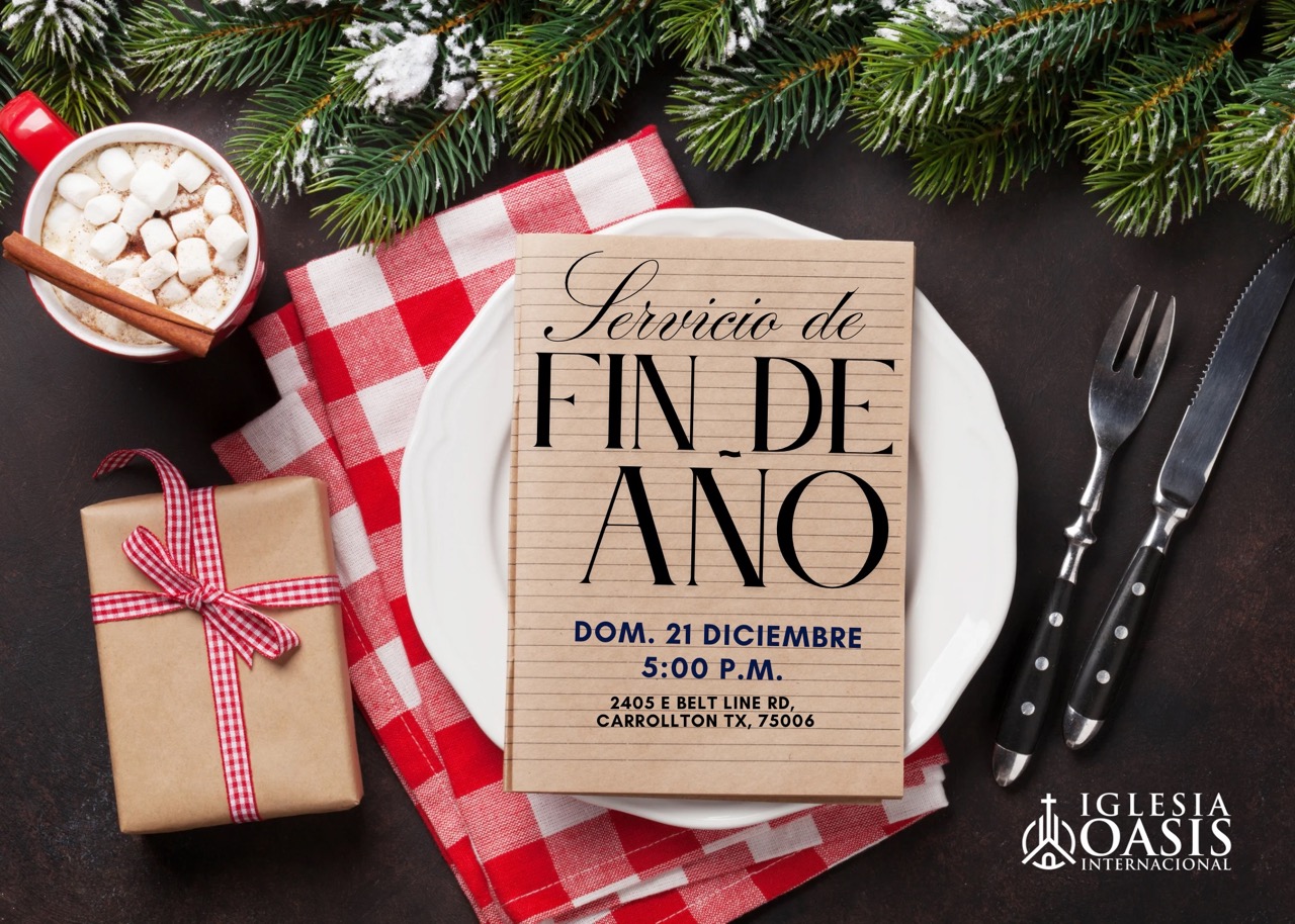 Último servicio 2025 y Cena de fin de año 
